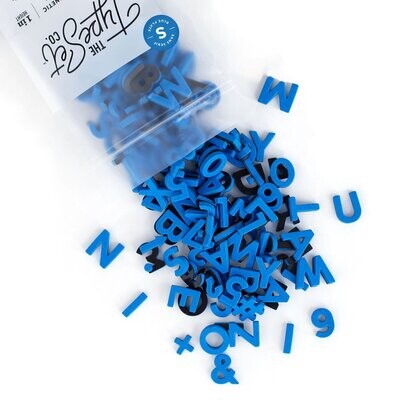 The Type Set CO Soft Magnetic Letter Set (200pc) - Blue Plate Sans Serif