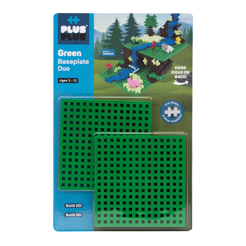 Plus-Plus Baseplate Duo - Green