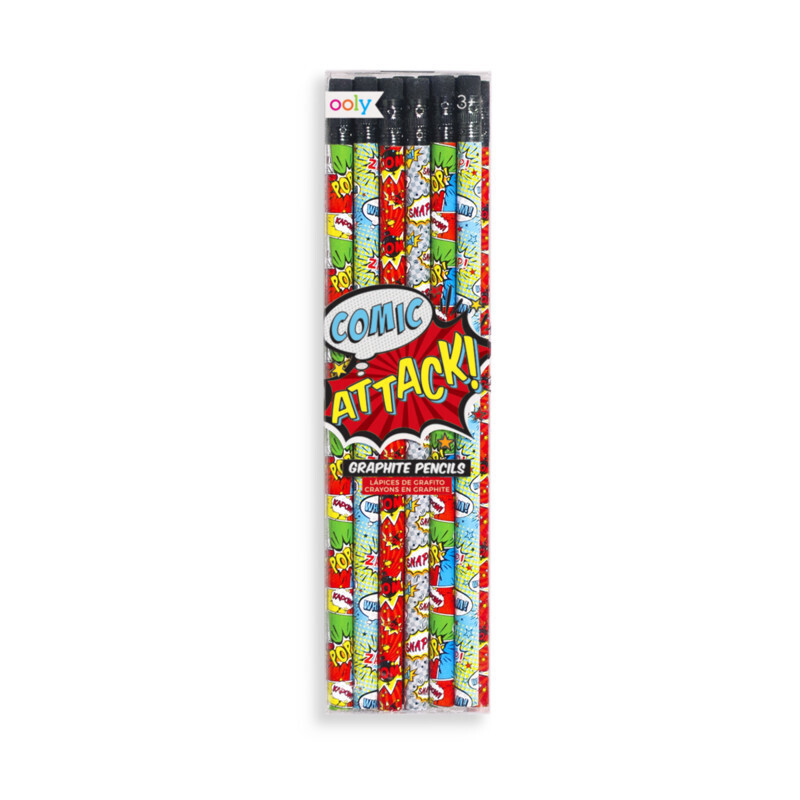 Comic Attack Graphite Pencils (Set of 12)