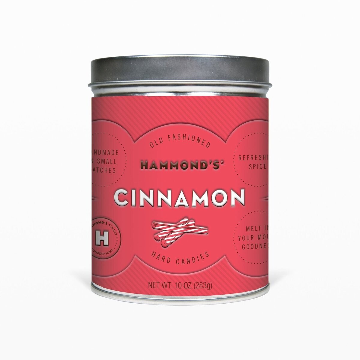 Hammond's Candies Cinnamon Drops Tin 10oz