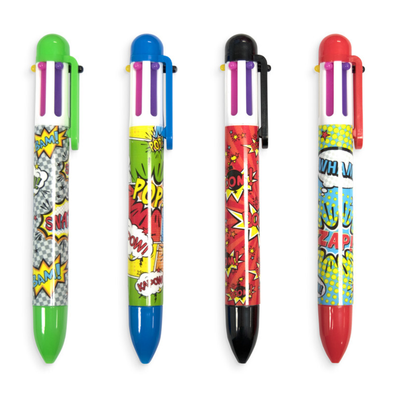 Comic Attack 6 Click Multi Color Pen
