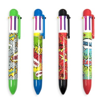 Comic Attack 6 Click Multi Color Pen