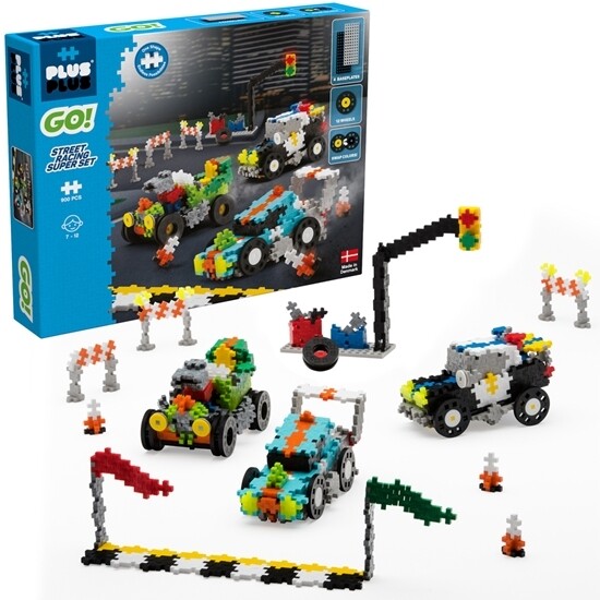 Plus-Plus GO! Street Racing Super Set - 900pc
