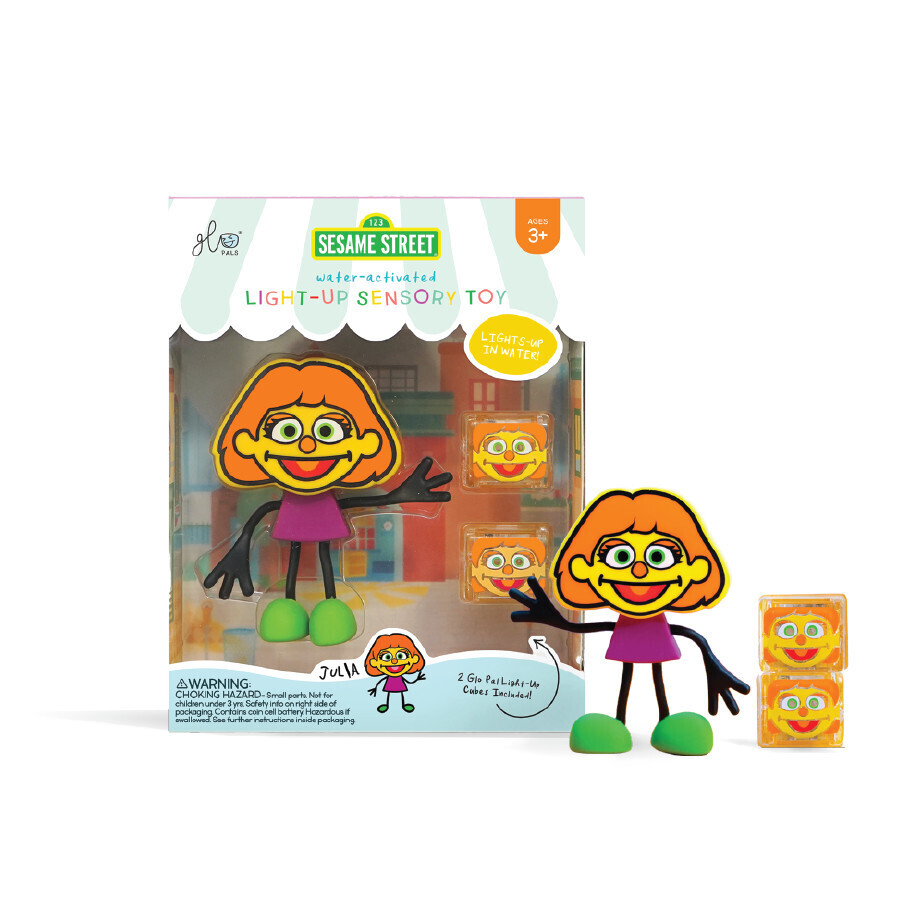 Glo Pals Julia Character - Sesame Street