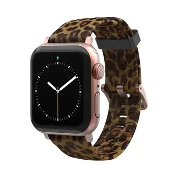Groove Life Apple Watch Band Aspire - Leopard - M/L fits 38/40mm Rose gold accents