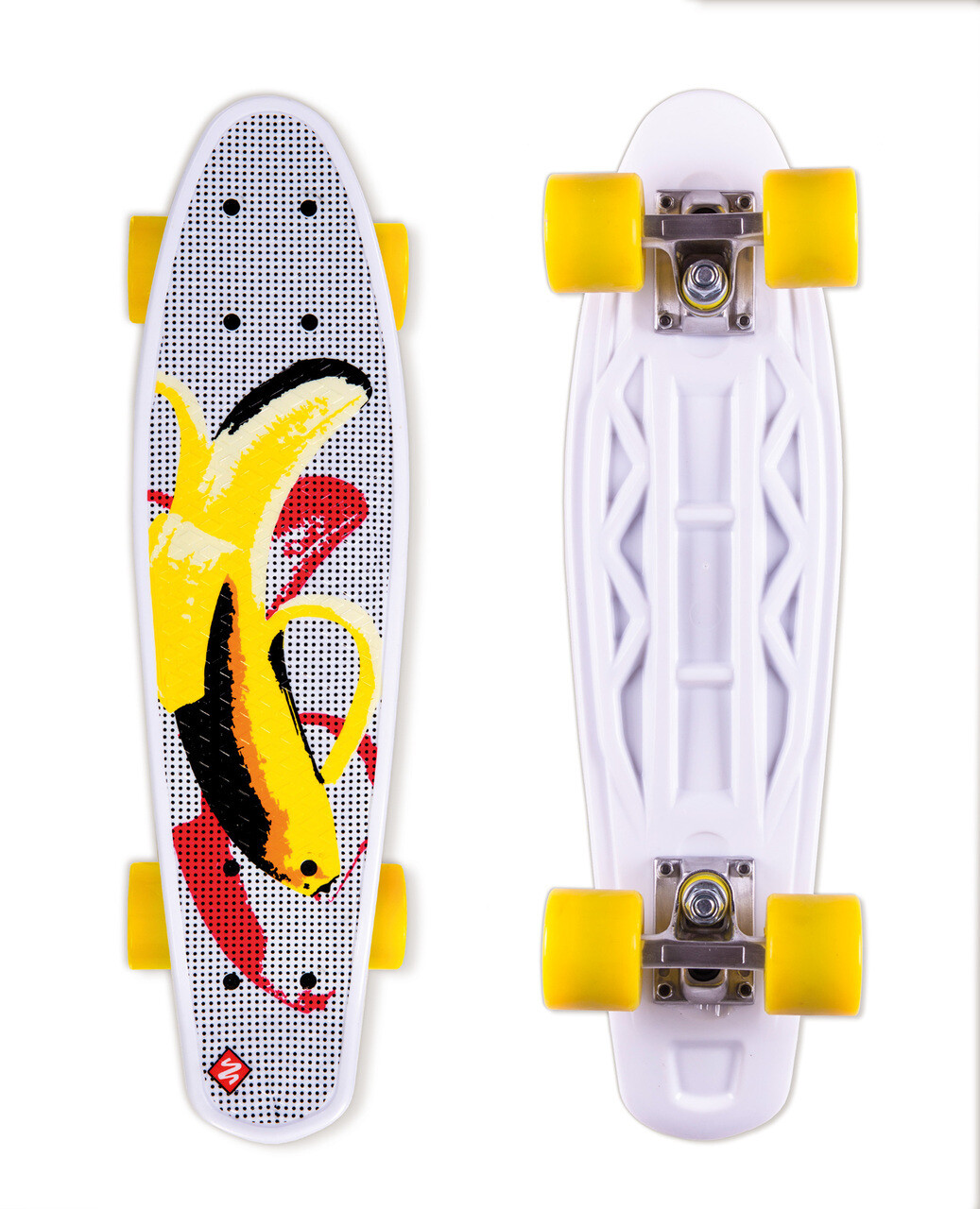 Street Surfing Plastic Cruiser Pop Board Banana