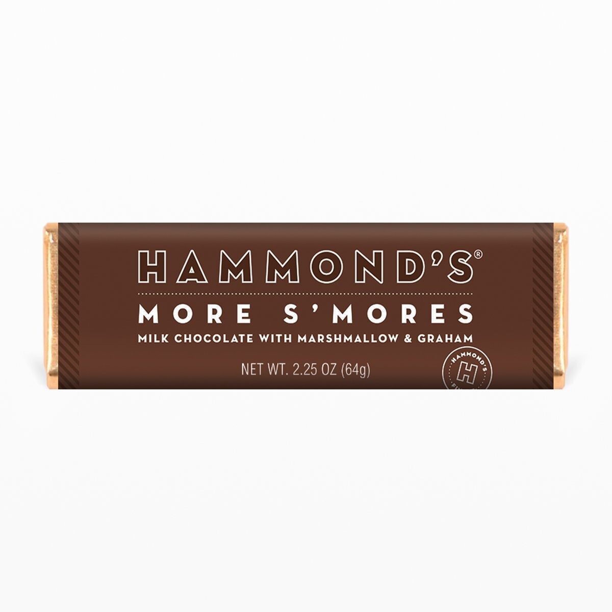 Hammond's Candies More S'mores Milk Chocolate Candy Bar 2.25oz