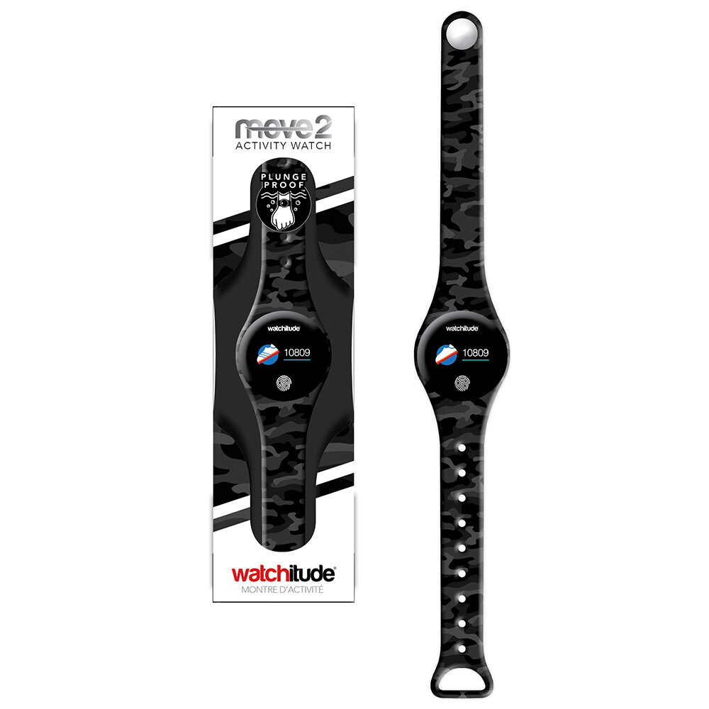 Watchitude Move 2 - Activity Watch - Black Ops