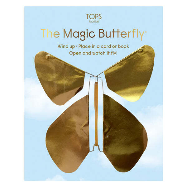 Magic Flying Butterfly - Gold Metallic