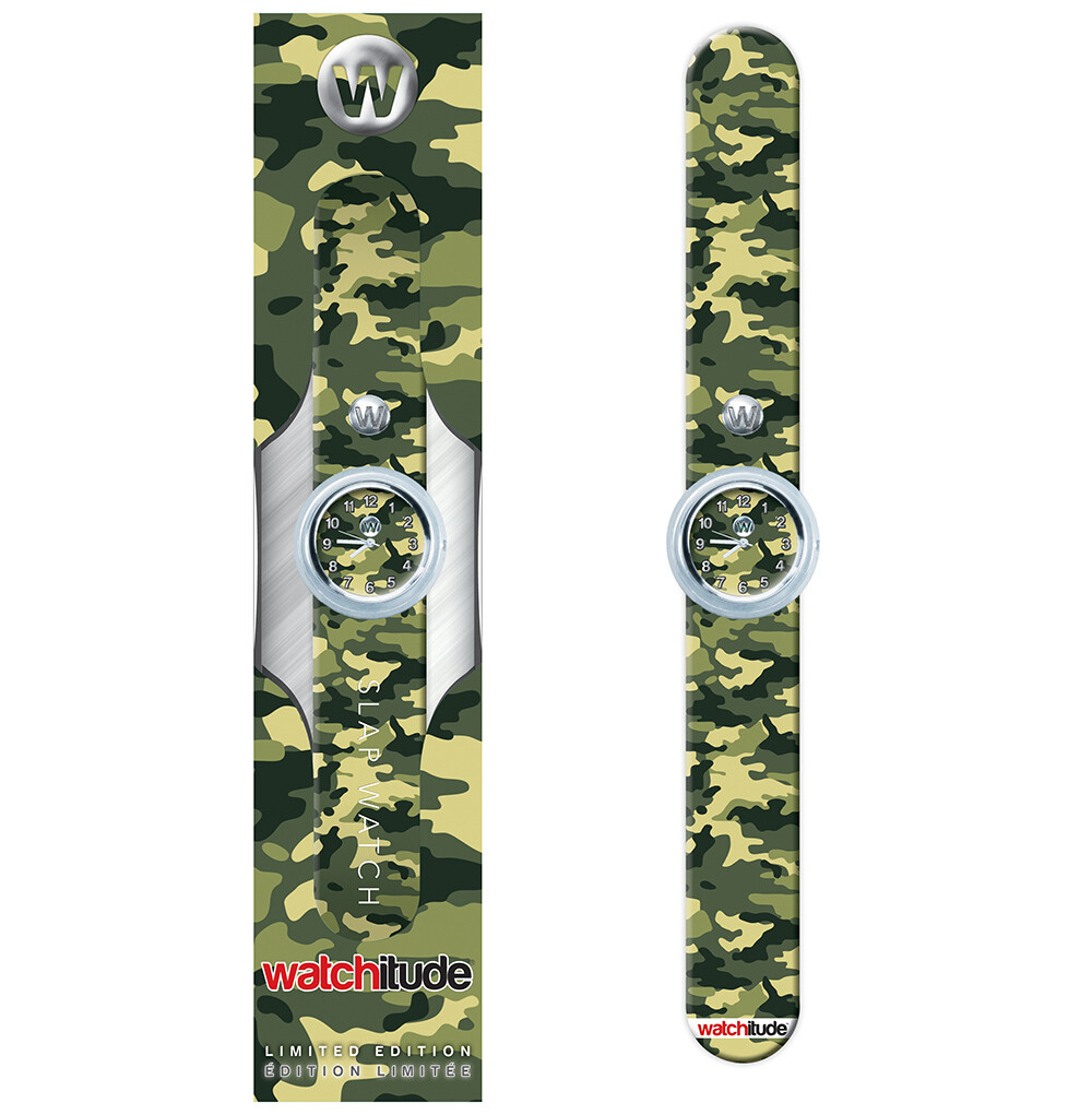 Digital Slap Watch - Army Camo