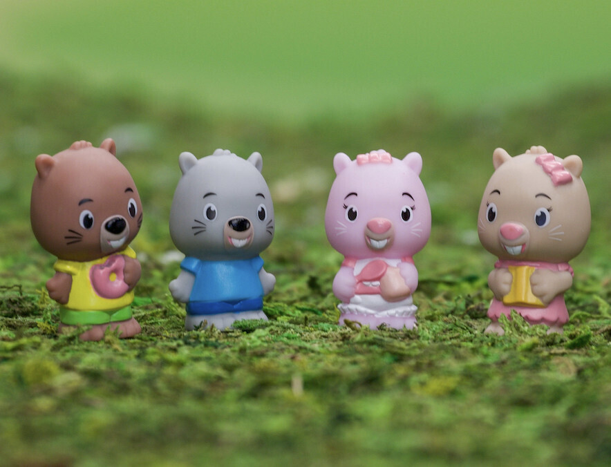 Timber Tots - Chipchip Family (Set of 4)