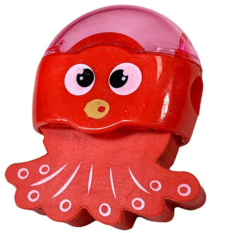 Streamline Sea Creatures Eraser &amp; Sharpener Duo (Assorted)