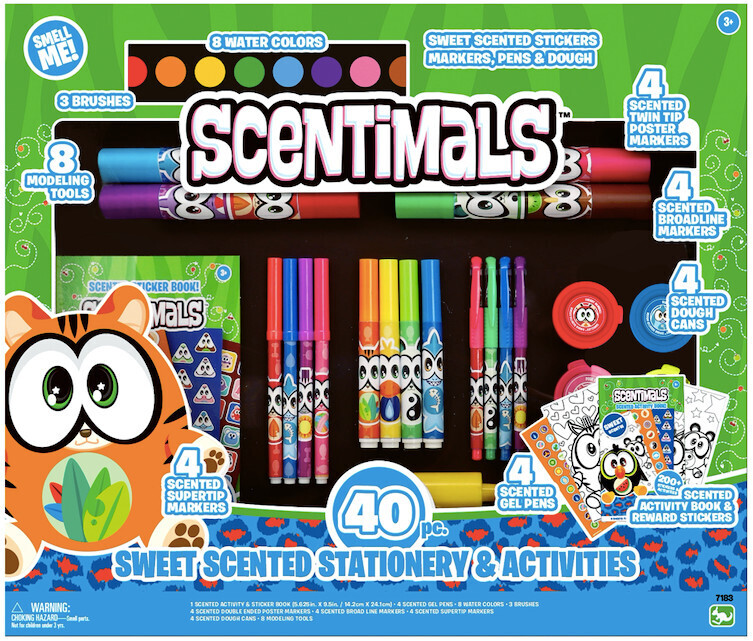 SCENTIMALS - Mega Scented Stationery Set