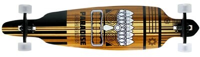 Paradise Longboard 44" Bamboo Drop Through Tiki Face