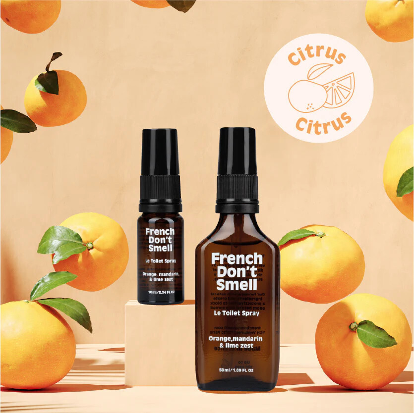 French Don't Smell: Home Toilet Spray - Citrus (50ml/1.69 Fl Oz)