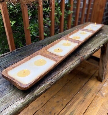 100% Soy Billio Scented Hand Poured Candle - 40'' - Sweet Tobacco - Natural