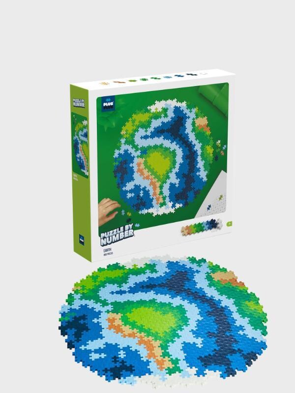 Plus-Plus Puzzle by Number - 800pc -Earth