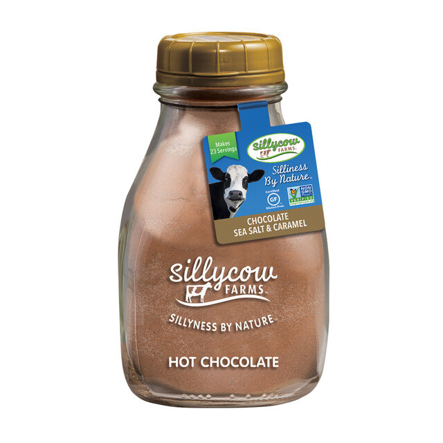 Sillycow Farms Hot Chocolate - Caramel &amp; Sea Salt (16.9oz)