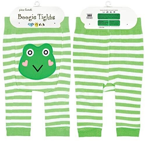 Liventi Green Frog Baby Boogie Tights 6-12 Months