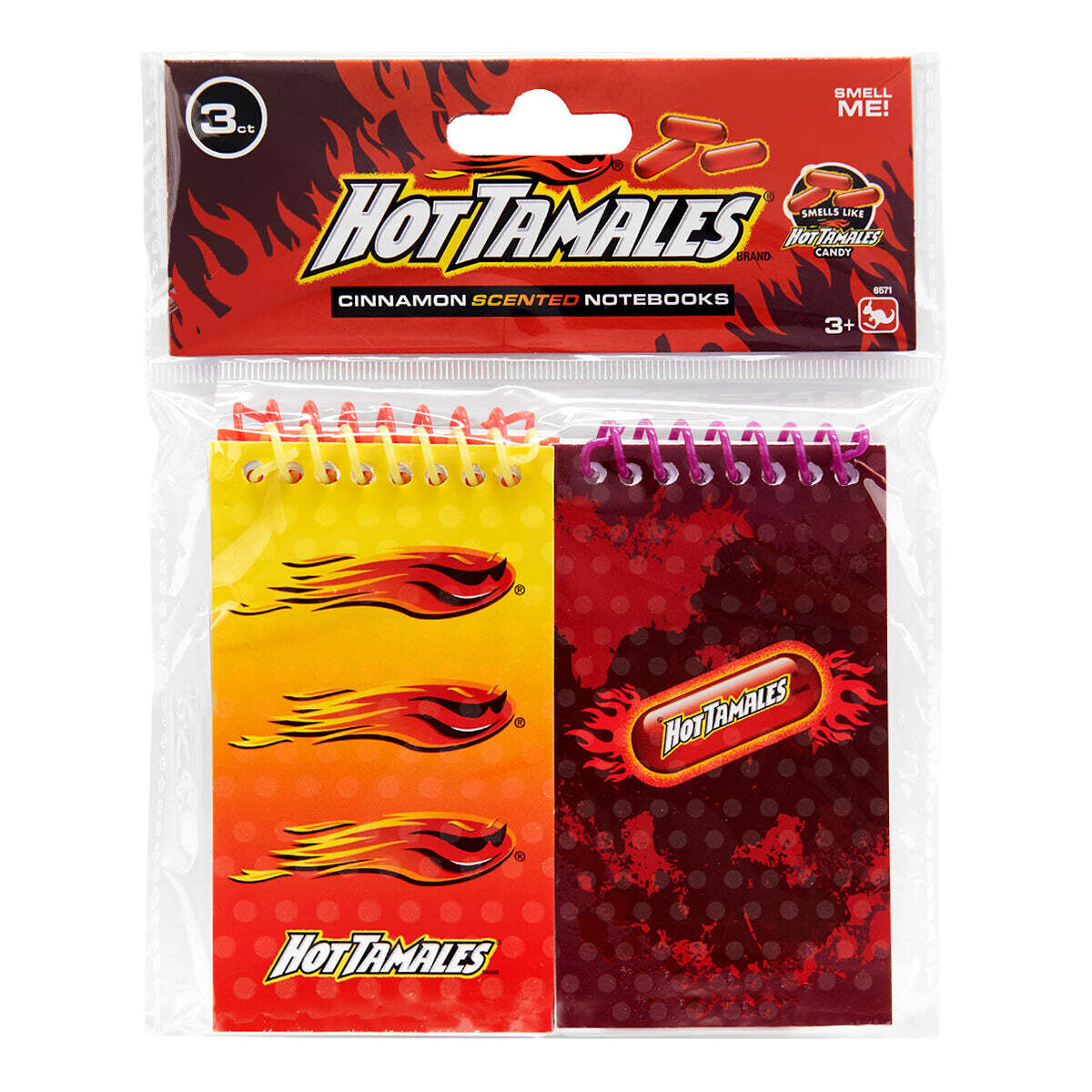 Kangaru Toys &amp; Stationery: Hot Tamales 3ct. Notebooks