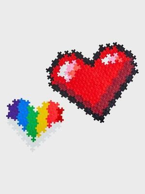 Plus-Plus Puzzle by Number - 250pc -Hearts