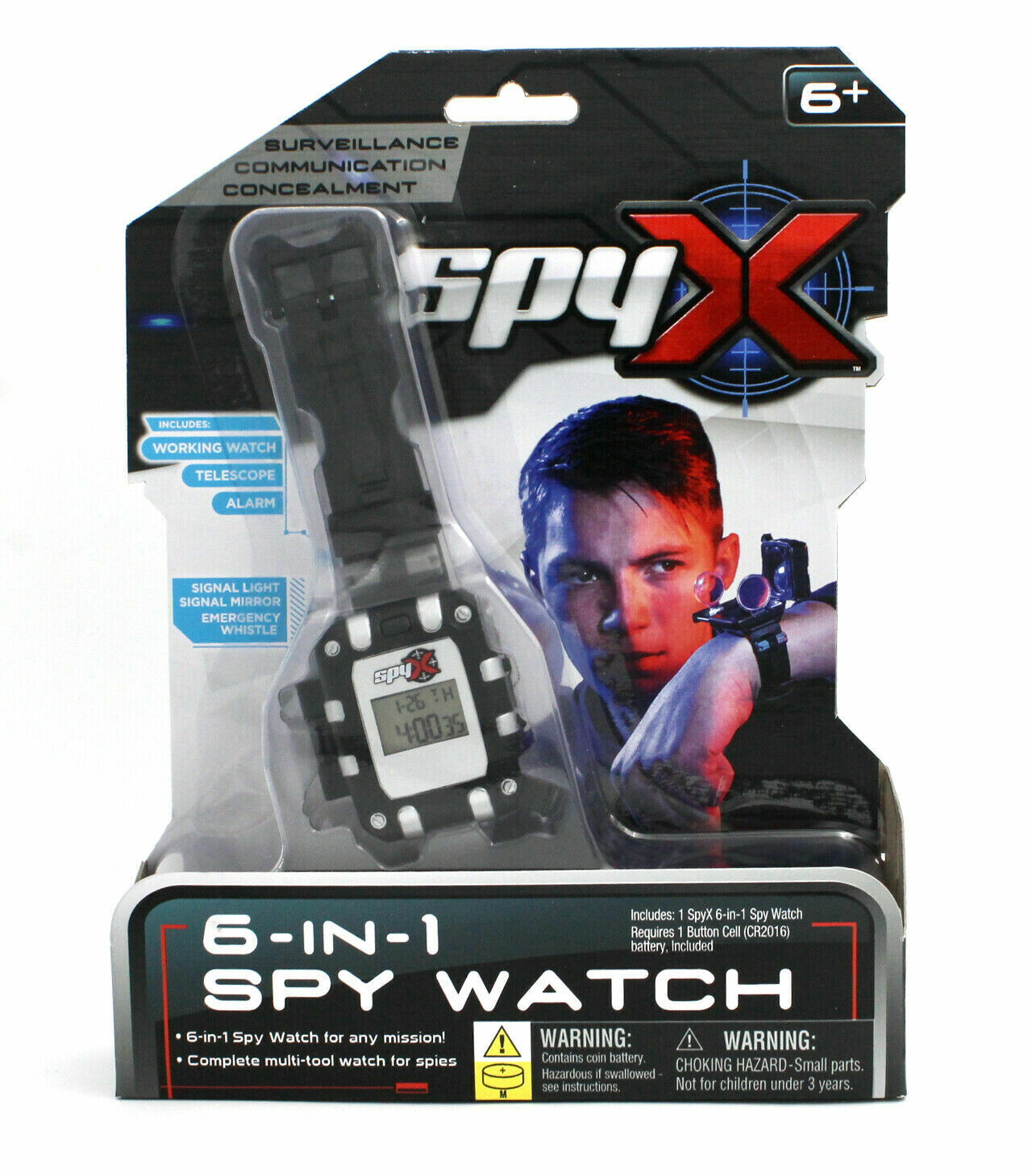 SpyX 6-IN-1 Spy Watch - Multi Functional Spy Watch for Kids