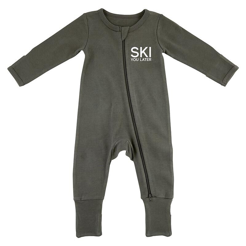 Stephan Baby Cozy Romper - Ski You Later (6-12m)