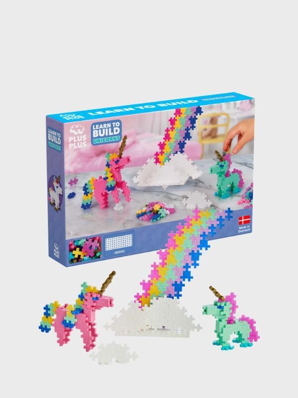 Plus-Plus Learn To Build - Unicorns - 275 pc