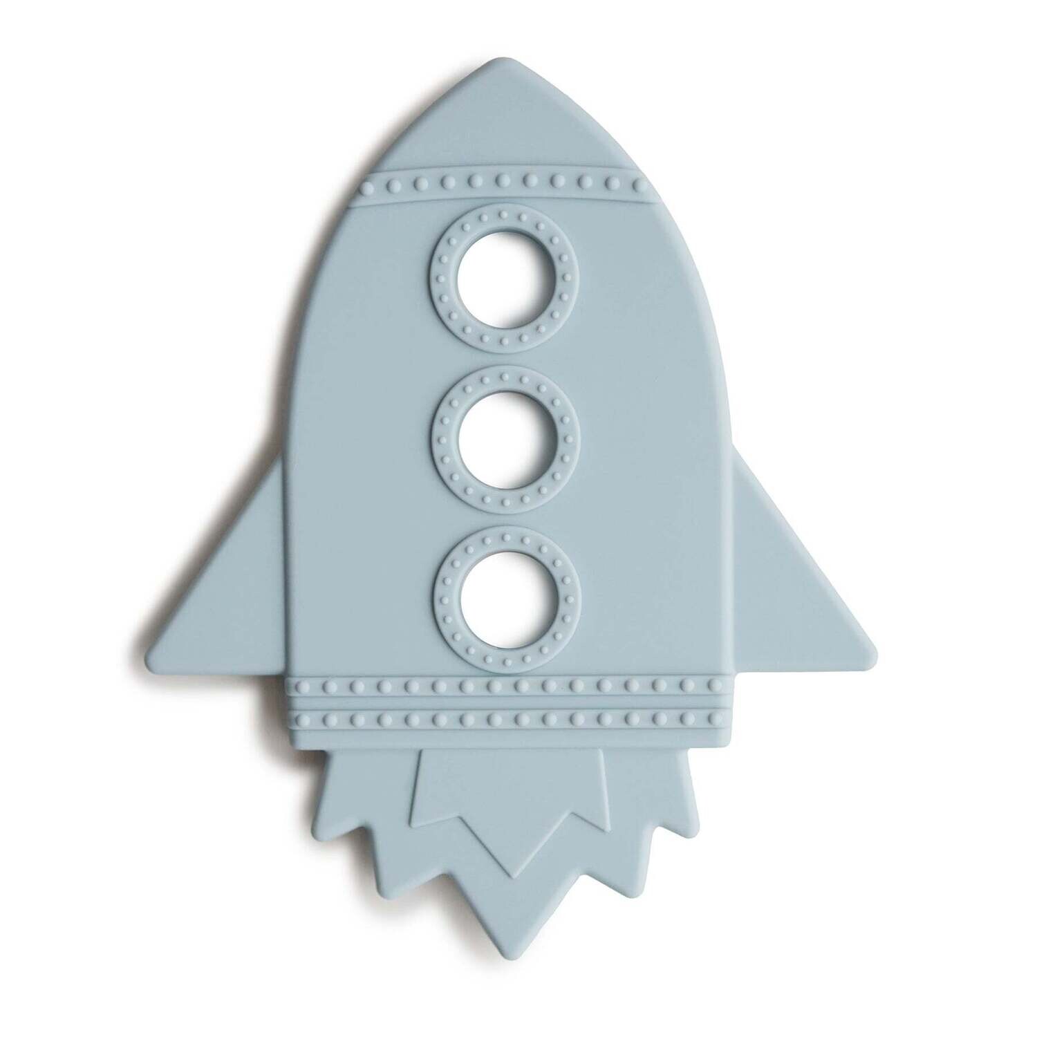 Mushie Silicone Rocket Teether - Cloud
