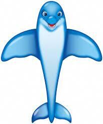 Dolphin Kite - 6.5"