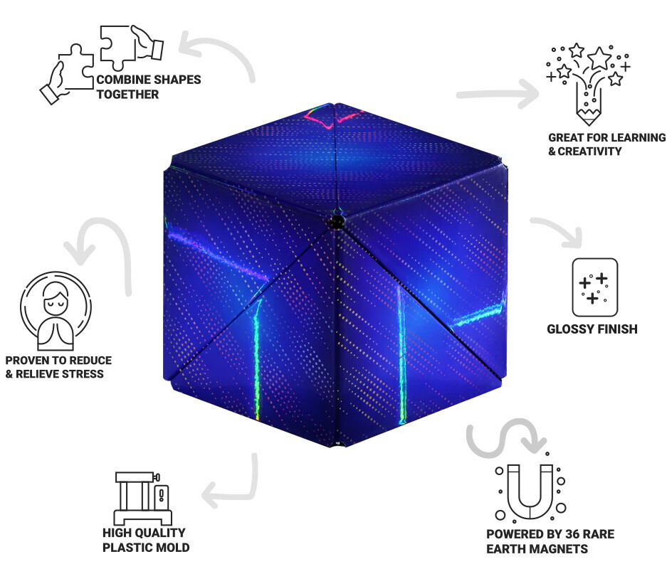 SHASHIBO CUBE - Vapor (Holographic Series)