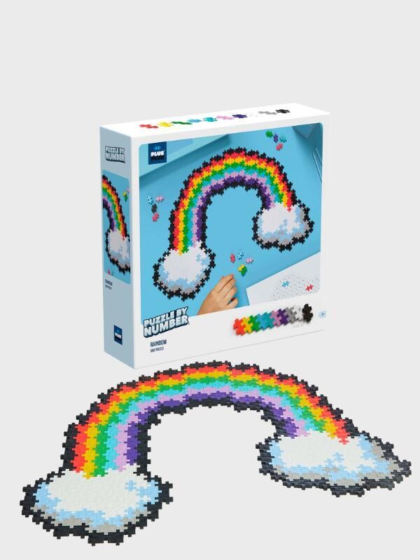 Plus-Plus Puzzle by Number - 500pc -Rainbow