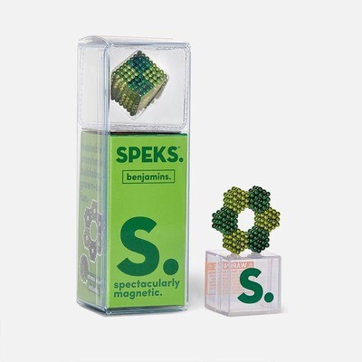 Speks Tones Series 2.5mm Magnetic Balls - Benjamins (Two-Tone Green)
