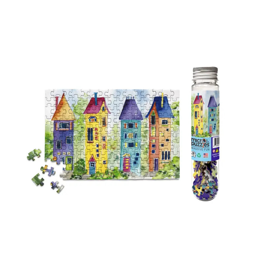 Micro Puzzles Gnome Homes Mini Jigsaw Puzzle
