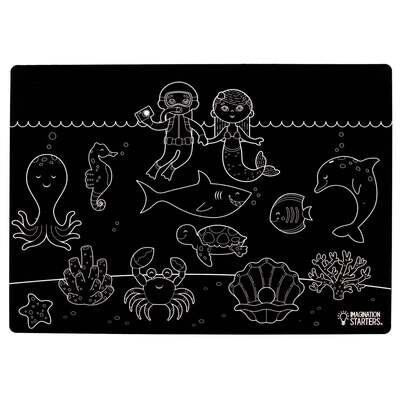 Imagination Starters Chalkboard Placemat - Sea