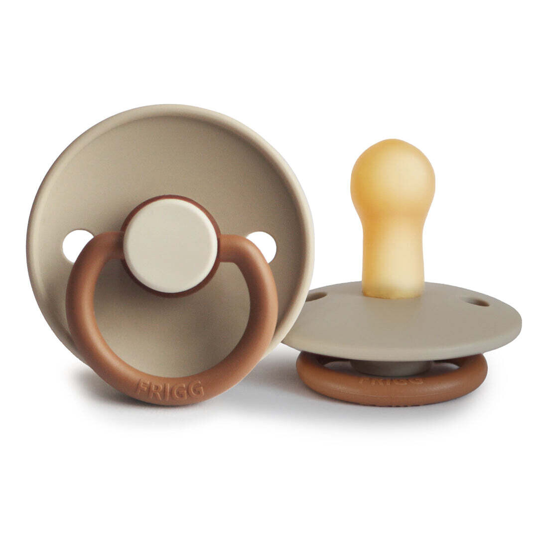 Mushie Frigg Natural Rubber Pacifier - Desert (6-18 months)