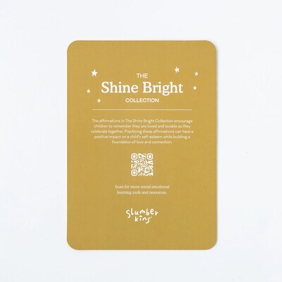 Slumberkins Shine Bright Ibex &amp; Shine Bright Affirmation Card