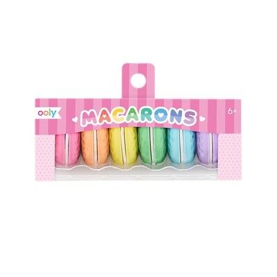 Ooly Macarons Scented Erasers (Set of 6)