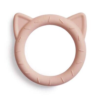 Mushie Cat Teether - Blush
