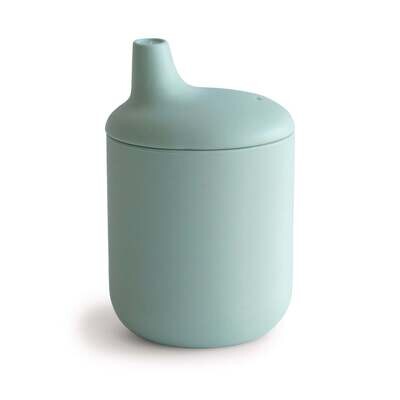 Mushie Silicone Sippy Cup - Cambridge Blue