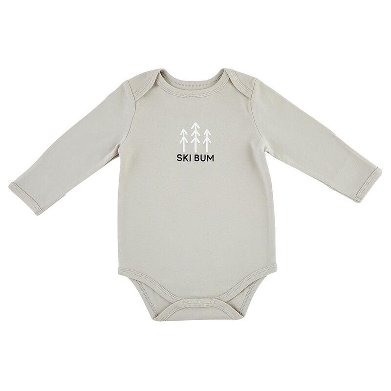Stephan Baby Longsleeve Snapshirt - Ski Bum (6-12m)