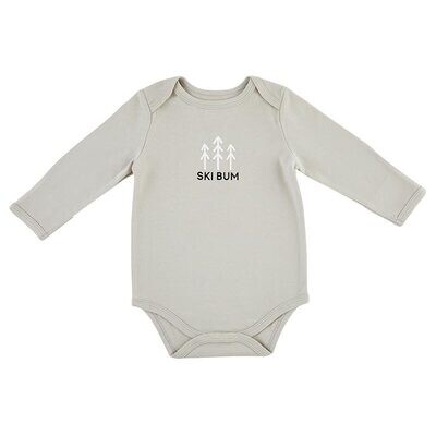 Stephan Baby Longsleeve Snapshirt - Ski Bum (6-12m)
