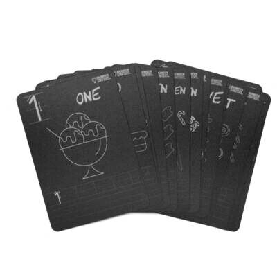 Imagination Starters Numbers Chalkboard Flash Card Go Set