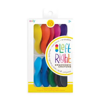 Left &amp; Right Crayons (Set of 10)