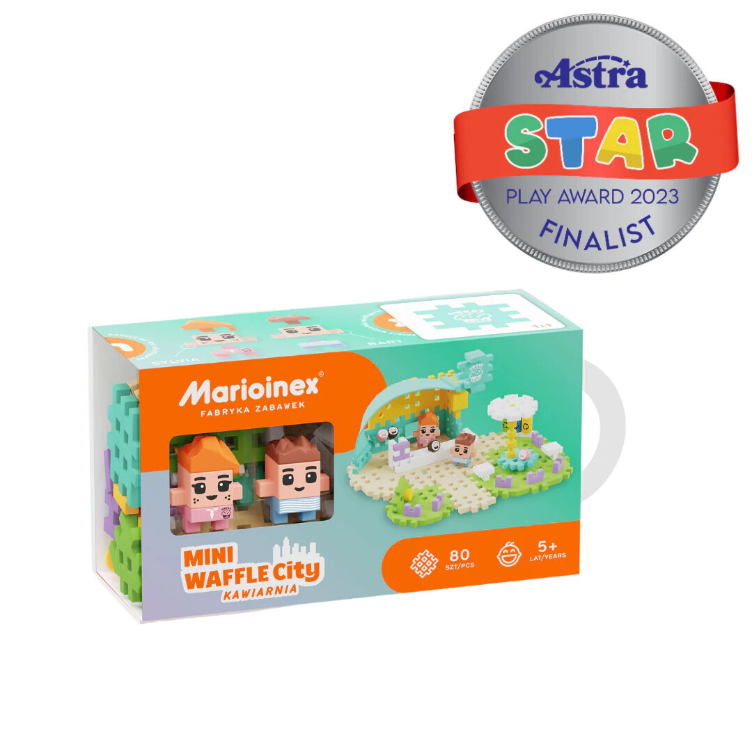 Mini Waffle City - Café - 80 PCS