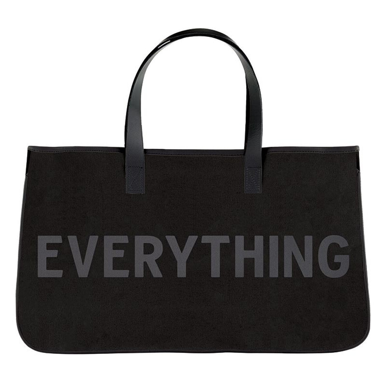 Black Canvas Tote - Everything