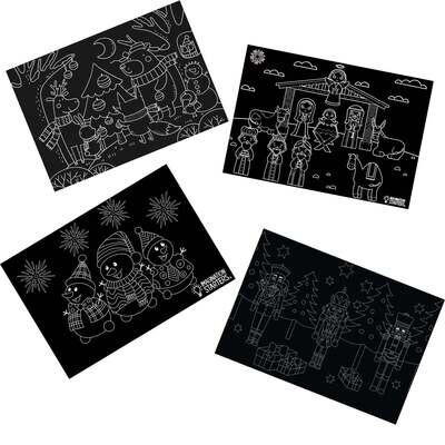 Imagination Starters Chalkboard Placemats - Holiday (Set of 4)