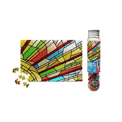 Micro Puzzles Stained Glass Window Mini Jigsaw Puzzle
