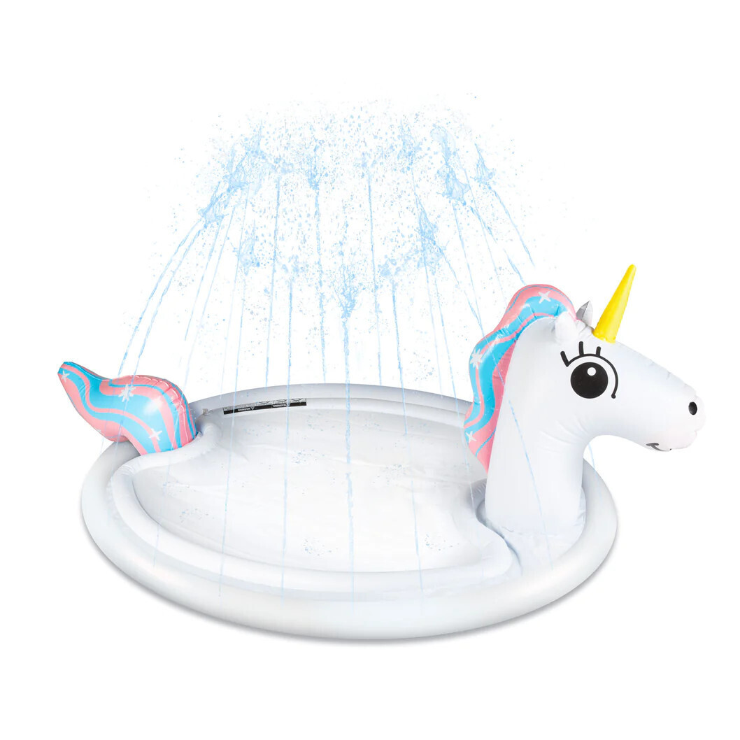 SPLASHY SPRINKLER - INFLATABLE UNICORN