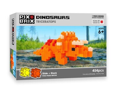 Pix Brix Triceratops Dinosaur